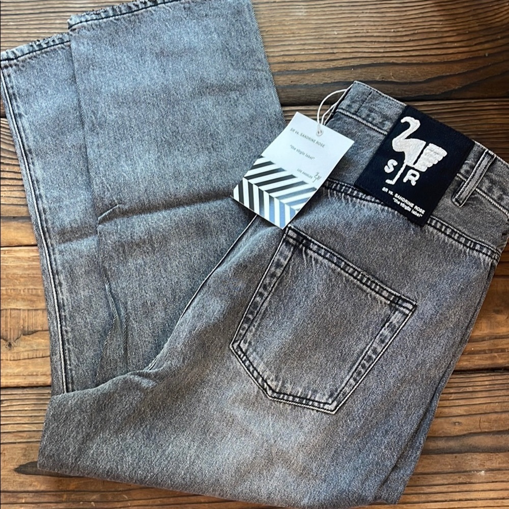 NWT Free People x Sandrine Rose “the Virgin label” Jeans - Picture 2 of 7